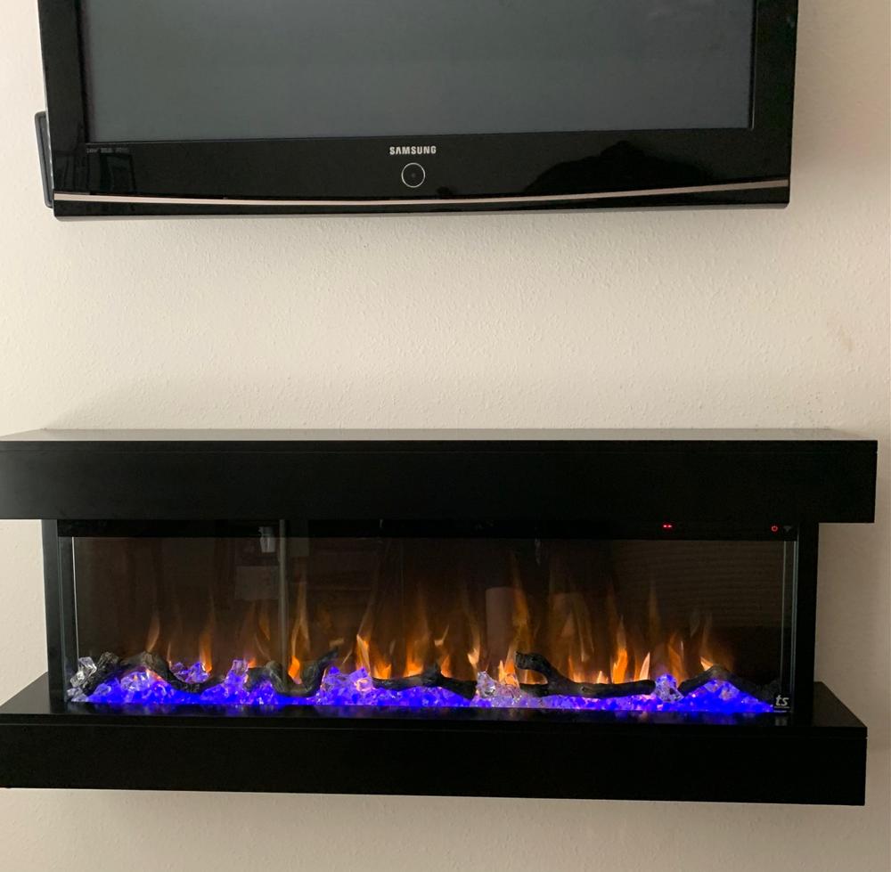 Touchstone Chesmont 50" Electric Fireplace - Customer Photo From Rose W.