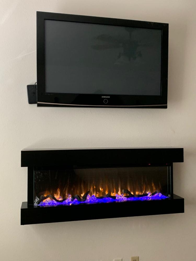 Touchstone Chesmont 50" Electric Fireplace - Customer Photo From Rose W.