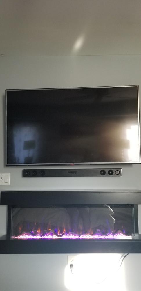 Touchstone Chesmont 50" Electric Fireplace - Customer Photo From Mahali Castro