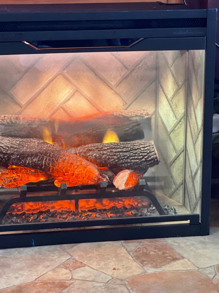 Dimplex Revillusion 24" Built-in Electric Firebox - Customer Photo From Holly Brummett