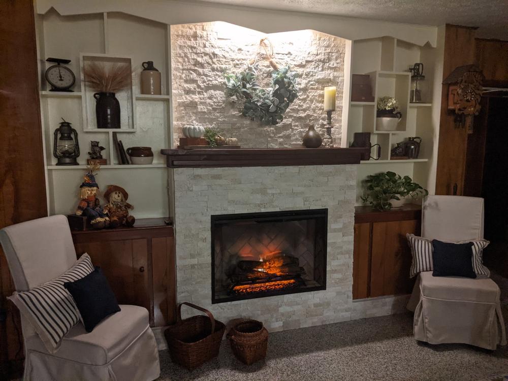 Dimplex Revillusion 36" Built-in Electric Firebox - Customer Photo From Stephanie W.