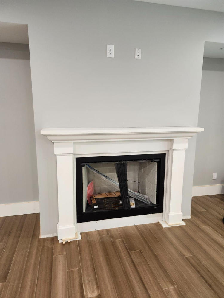 Monessen Kenwood Flush Mantel - Customer Photo From Karen Krattinger