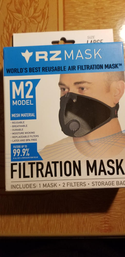 RZ Mask - M2 Mesh Mask - Safety Green Medium