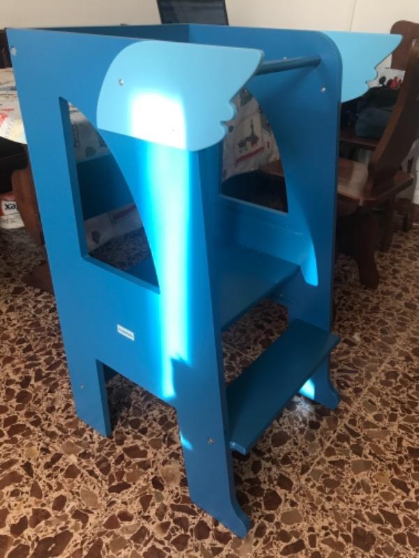 Torre Montessori Learning Tower Blu Universe - Customer Photo From Anonymous
