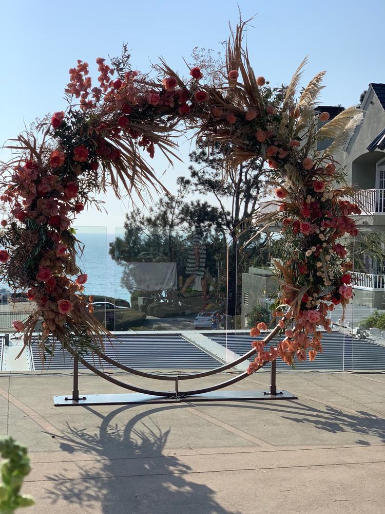 Floral Arch - "Together" - Customer Photo From Lindsey Macaluso