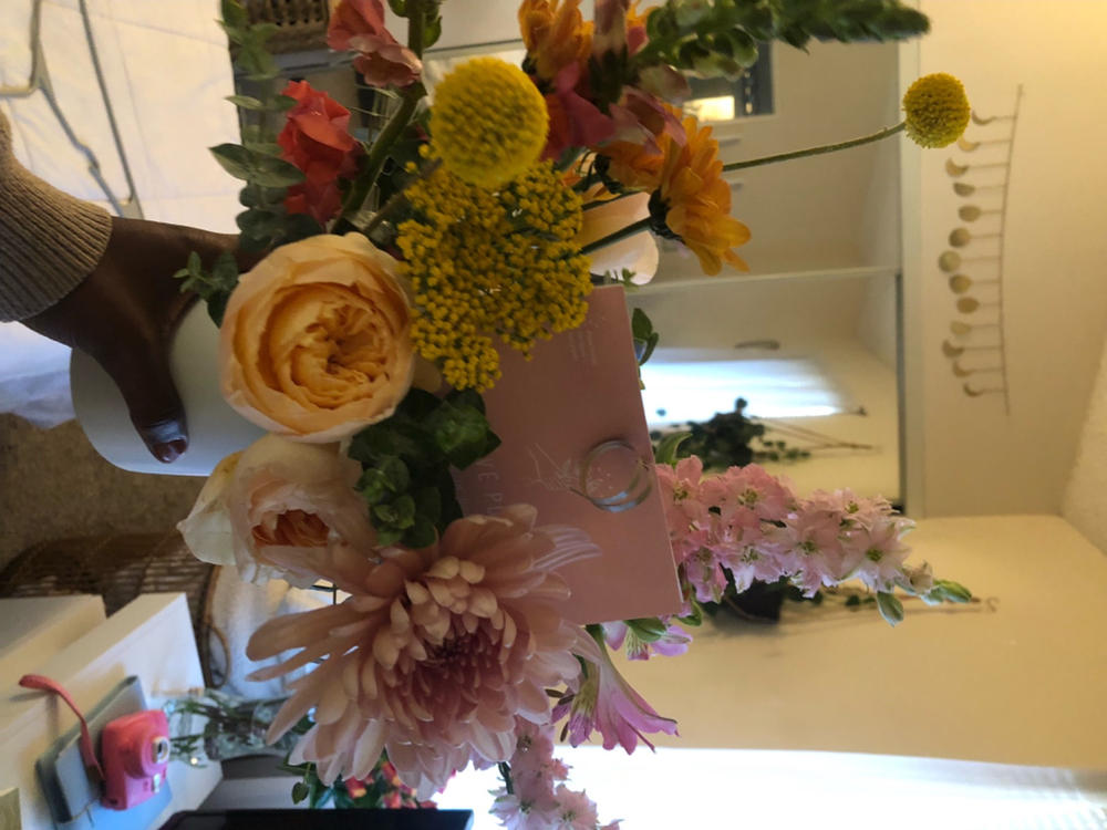 Petite Arranged Flowers - Customer Photo From Alyssa Steen