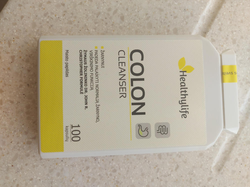 Colon Cleanser, 100 kapsulių - Customer Photo From Anonymous