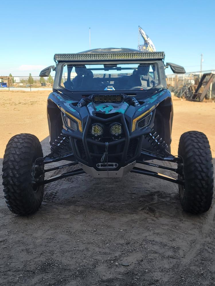 SAUTVS Kit Parafanghi Posteriori XXL Per Can-Am Maverick X3 E X3 MAX (2017-2025) - 4 Pezzi In HDPE - Protezione Da Fango E Detriti
