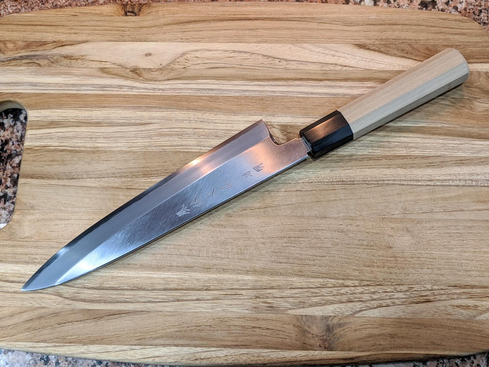 SebSteelWorks Single Bevel Gyuto 220mm — The Knife Roll