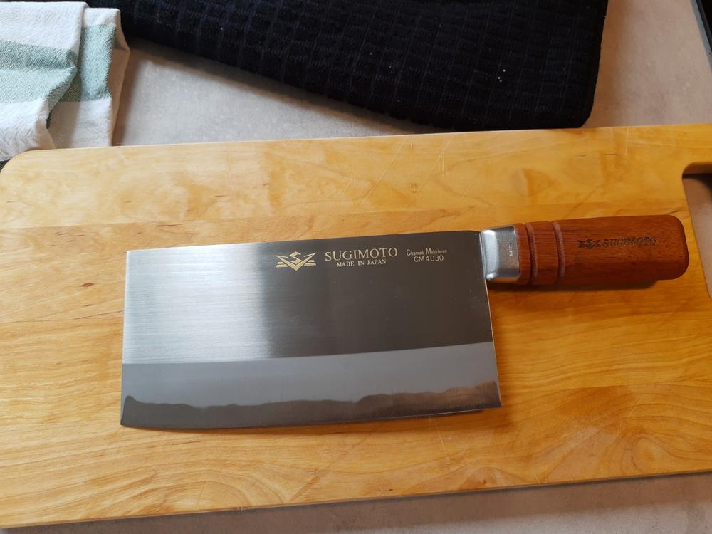 Sugimoto SF-4030 - Small Chinese Cleaver with Carbon Steel Blade