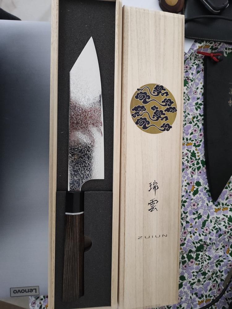 【限定310本】Ken'sChoic RYUKYUKONOHAZUKU Kisuke x Zahocho tsuchime aogami #2 230mm gyuto (stainless clad