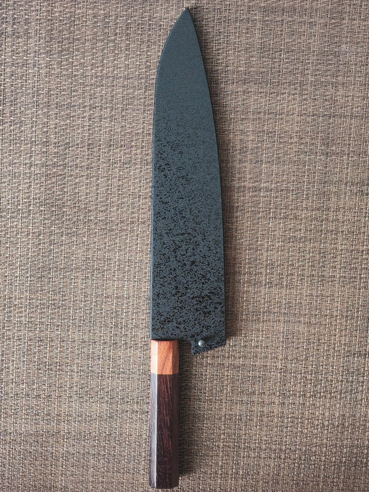 Indigo dyed Magnolia Saya Sheath for 240mm Chef Knife(Gyuto)