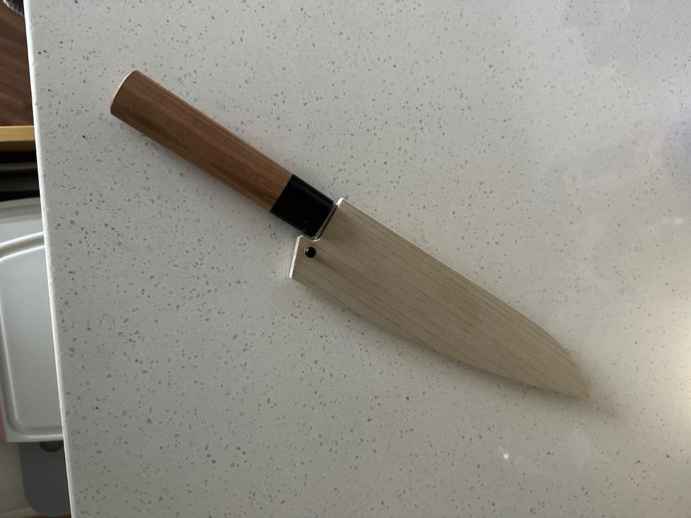 Magnolia Wooden Saha (Sheath) For Gyuto180mm | JapaneseChefsKnife.Com