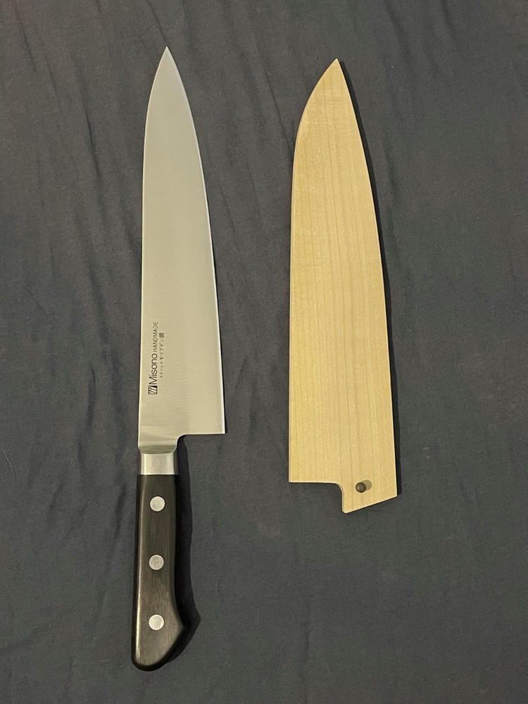 Indigo dyed Magnolia Saya Sheath for 180mm Chef Knife(Gyuto)