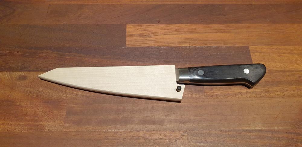 Indigo dyed Magnolia Saya Sheath for 180mm Chef Knife(Gyuto)