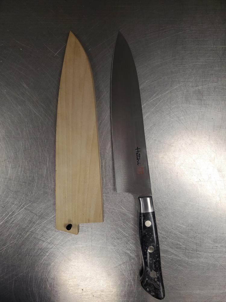 Indigo dyed Magnolia Saya Sheath for 240mm Chef Knife(Gyuto)