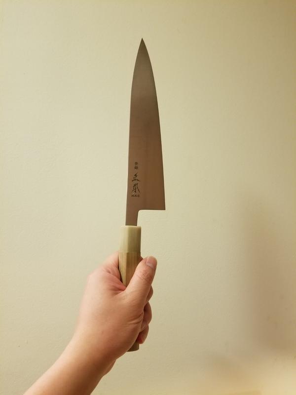 Masamoto KS Series White No.2 Steel Wa Gyuto Knives