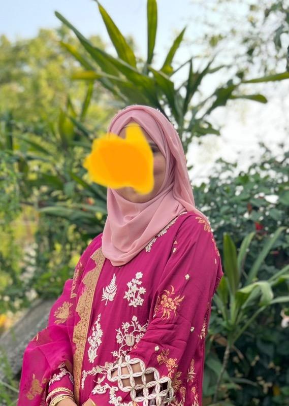 Everyday Chiffon Hijab - Petal - Customer Photo From Shoyba K.