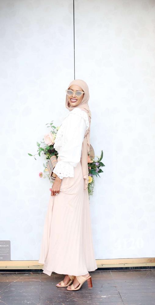 Everyday Chiffon Hijab - Light Mink - Customer Photo From Ebyan warsame