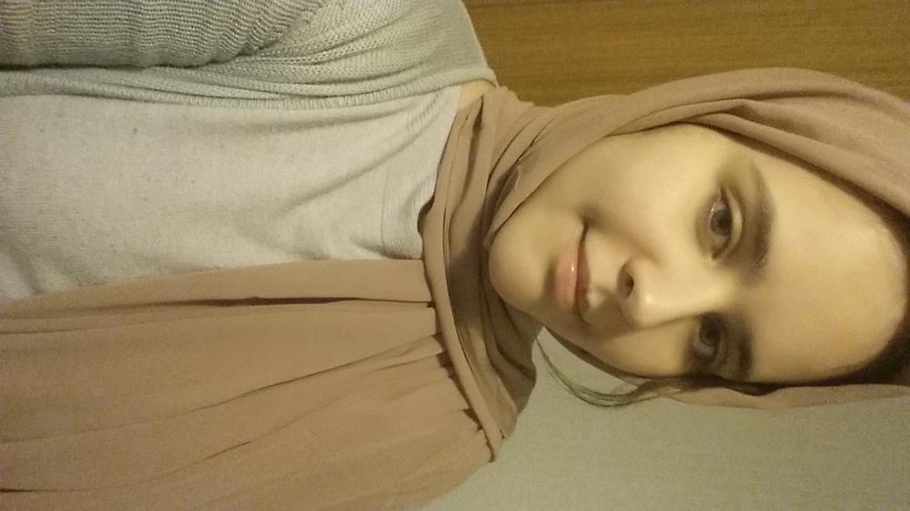 Everyday Chiffon Hijab - Rosewood - Customer Photo From Sara K.
