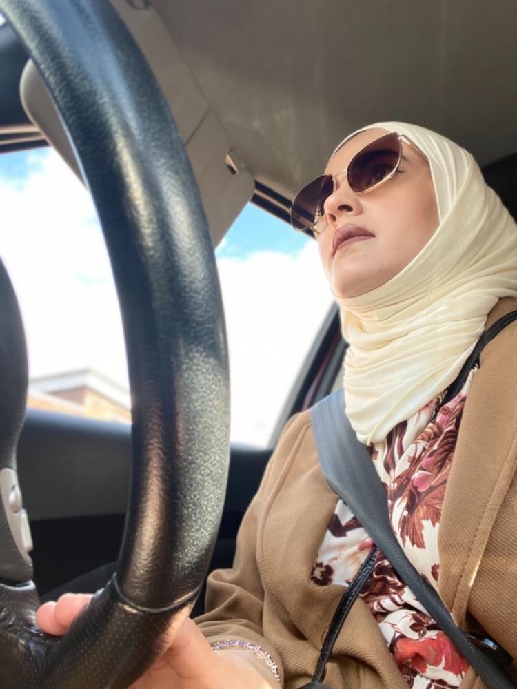 Everyday Chiffon Hijab - Rosewood - Customer Photo From Rabia Nasir