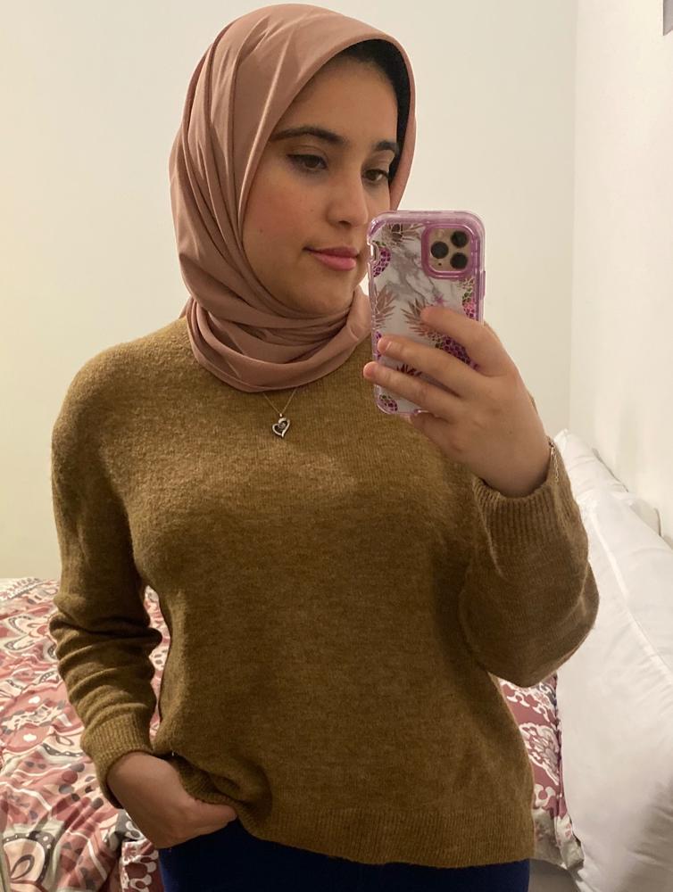 Everyday Chiffon Hijab - Rosewood - Customer Photo From Nada Helmy