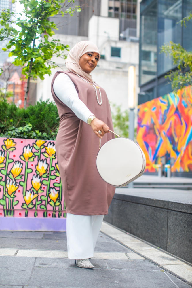Everyday Chiffon Hijab - Blush - Customer Photo From Halimah DeOliveira