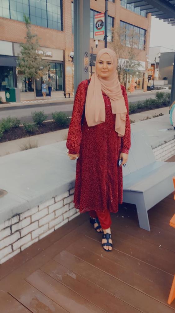 Everyday Chiffon Hijab - Mink - Customer Photo From Nabya Khan