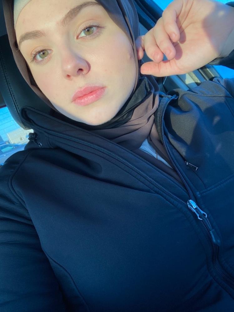Everyday Chiffon Hijab - Espresso - Customer Photo From Josie-Ana Edenshaw