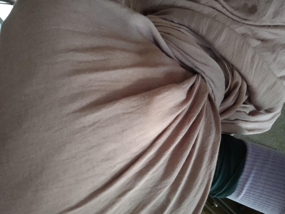 Bamboo Woven Hijab - Rose Quartz - Customer Photo From Erica D.