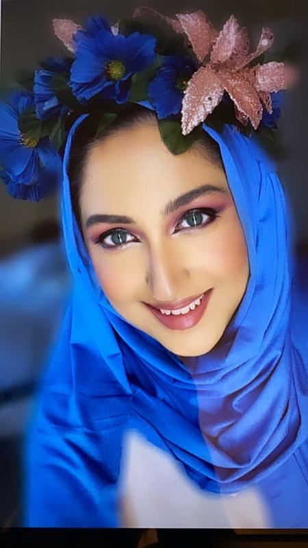 Premium Jersey Hijab - French Blue - Customer Photo From Tamanna Kaiser