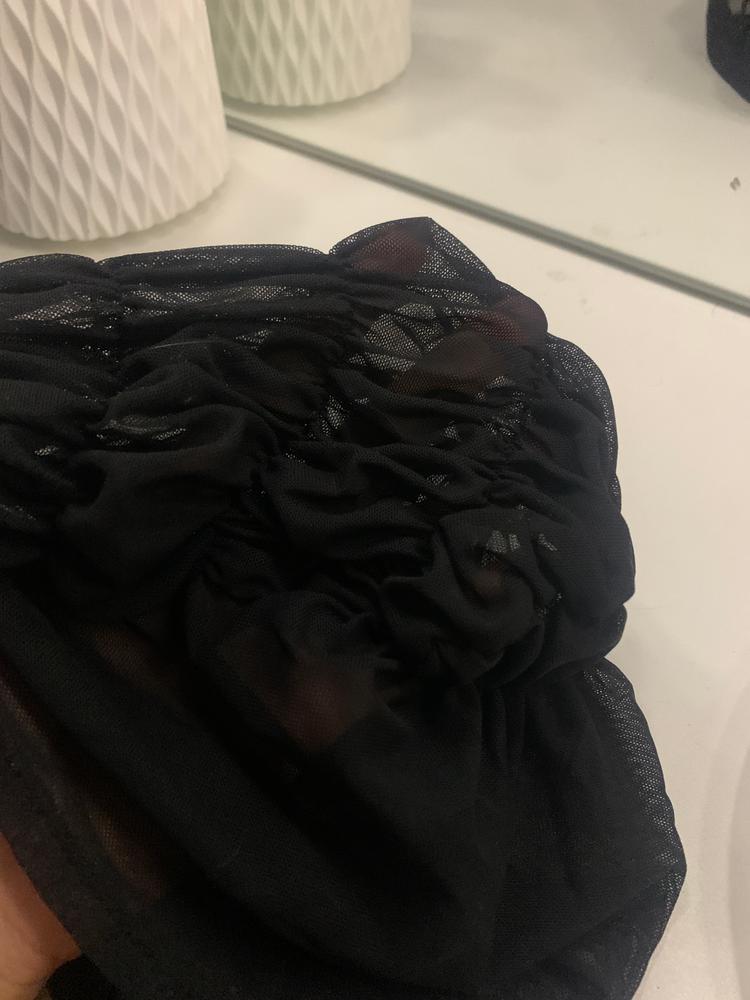 Barely There Underscarf - Black - Customer Photo From Ma