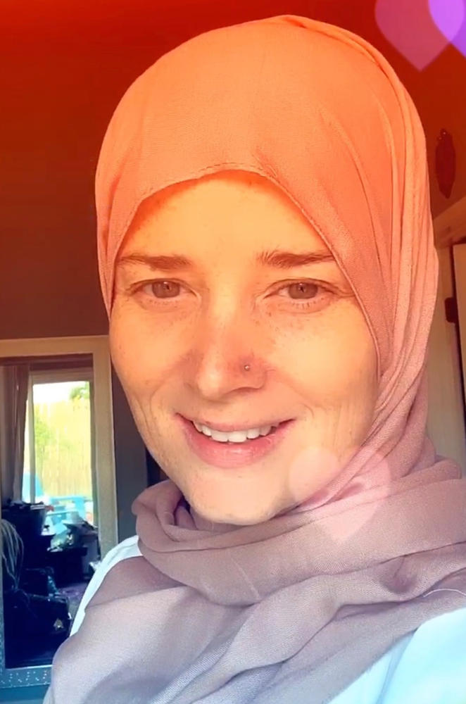 Lightweight Woven Hijab - Blush - Customer Photo From Carlene Webber