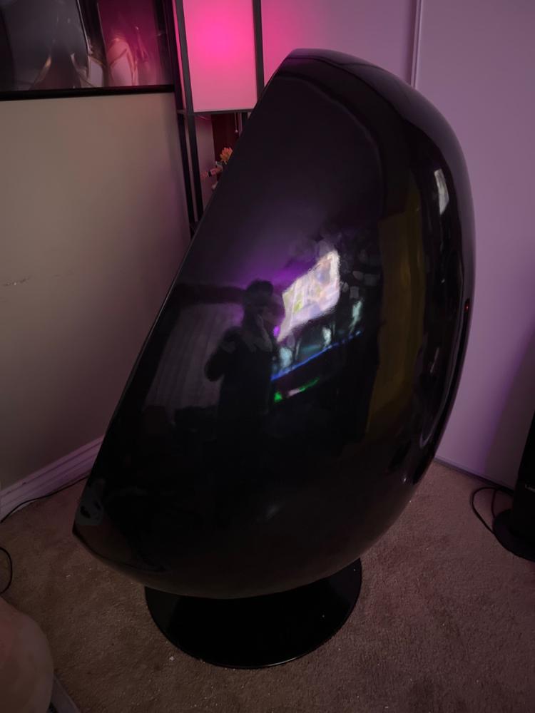 Easter Egg Chair, Black & Black - Customer Photo From Jose Perez Sanchez