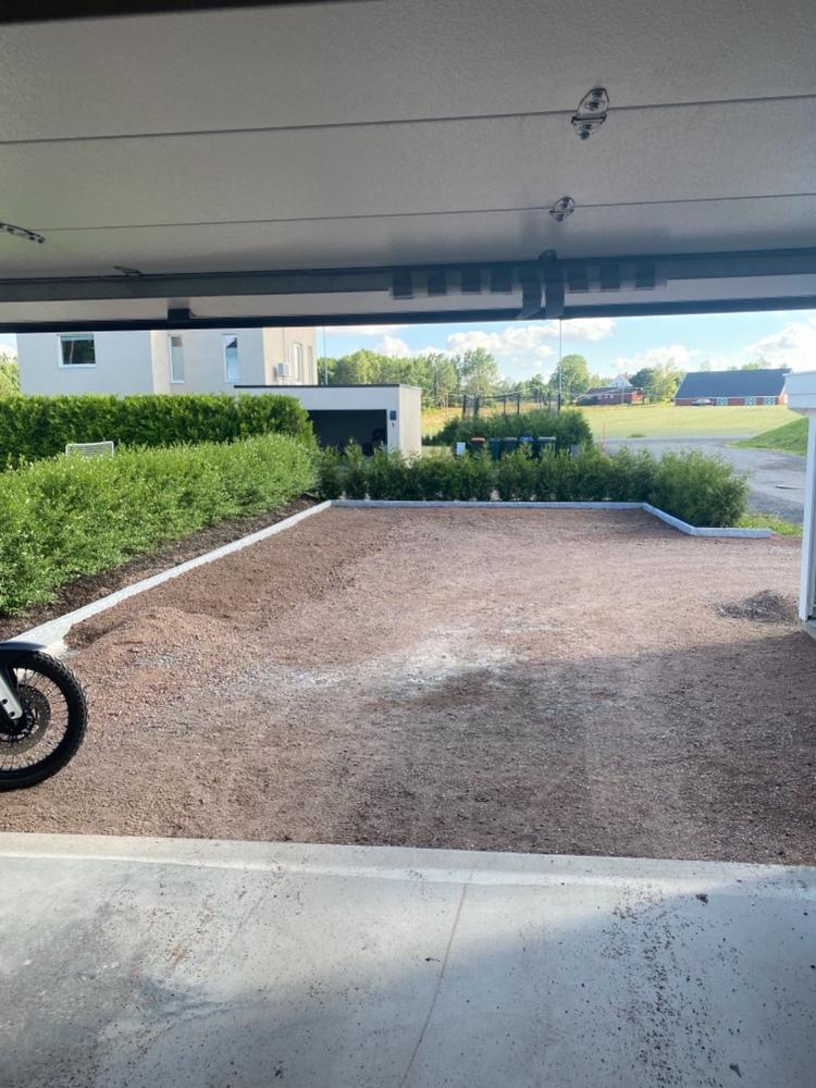 Granitt Kantstein 8x20x1 lm. Råhugget 1x Løpemeter - Customer Photo From Anders Skogen Olsen