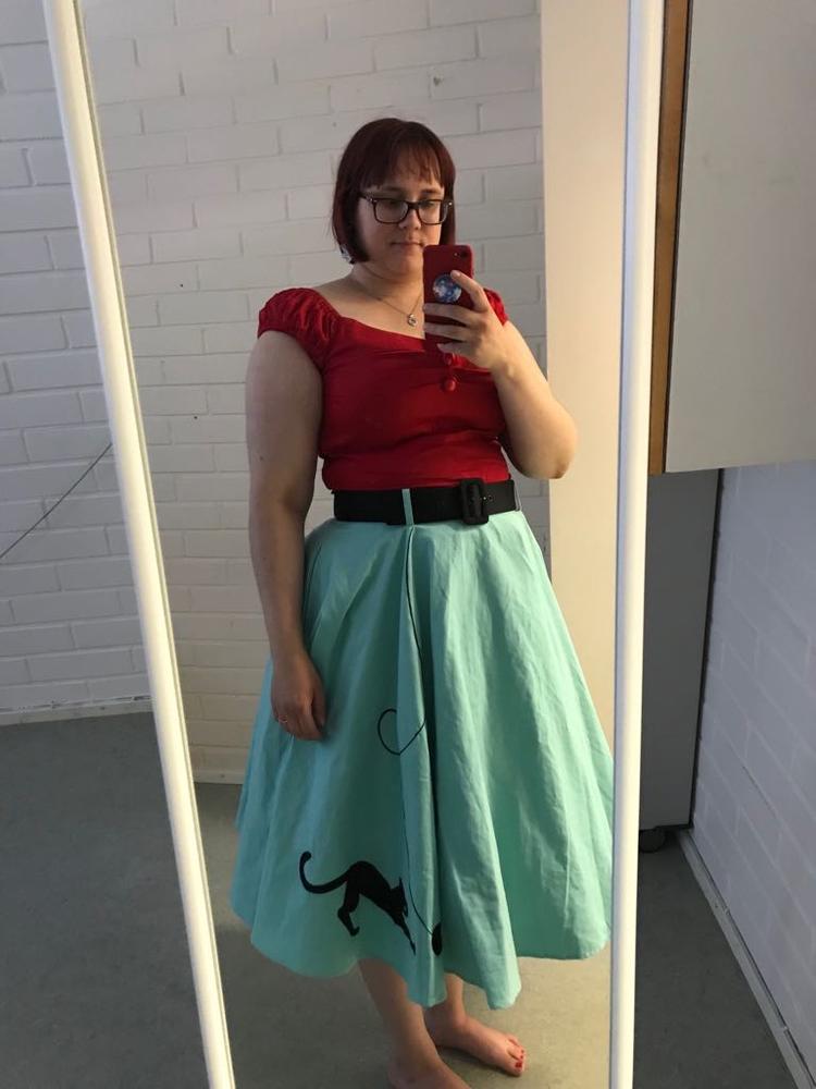 Dolores Red Top - Customer Photo From Hanne P.