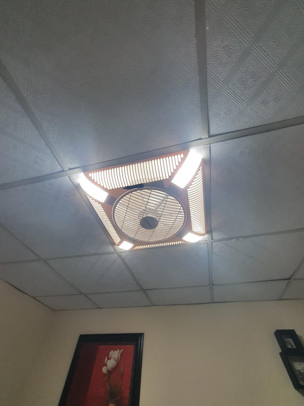 Ventilador blanco de techo empotrable de 24" | Do it Center Online