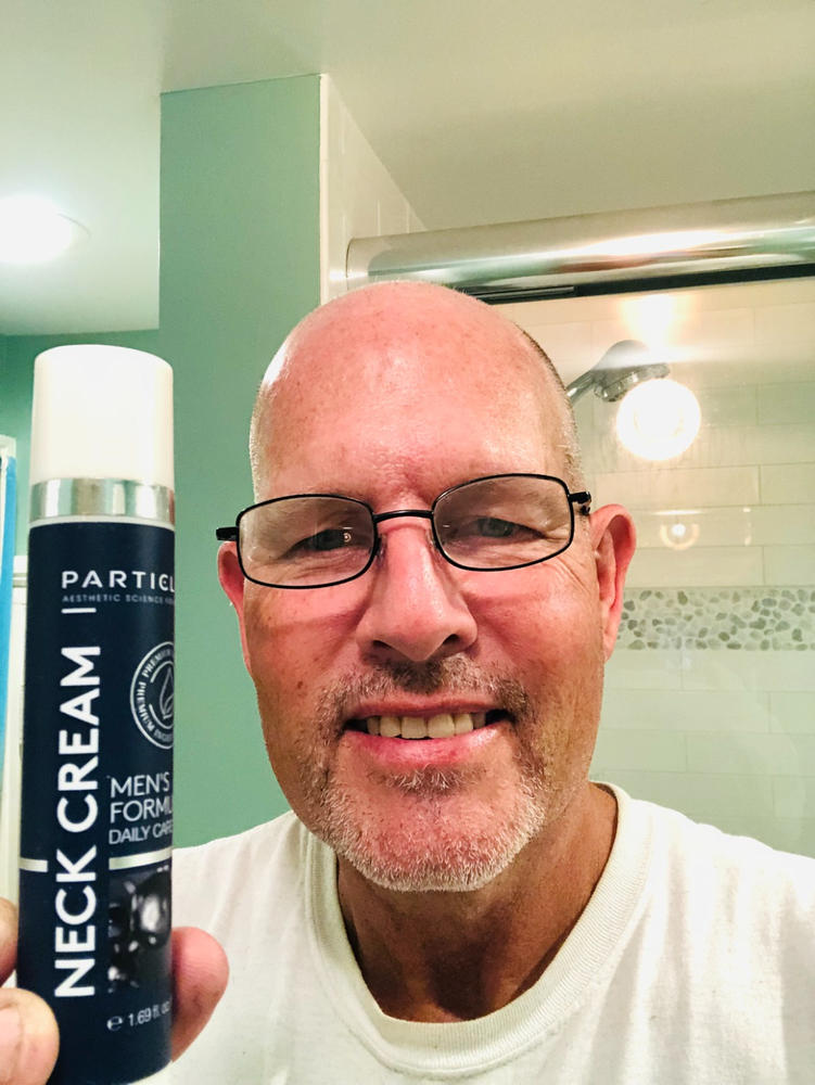 Particle Neck Cream - Customer Photo From Mike Lauterborn