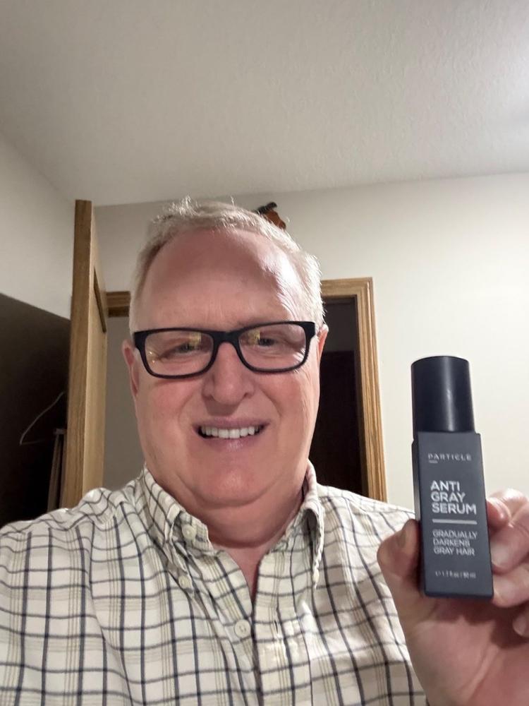 Particle Anti-Gray Serum - Customer Photo From Timothy White