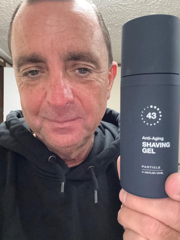 Particle 43 Anti-Aging Shaving Gel - Customer Photo From James Carpenter