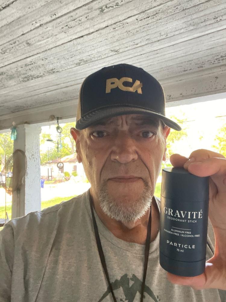 Particle Gravité Deodorant - Customer Photo From michael perry