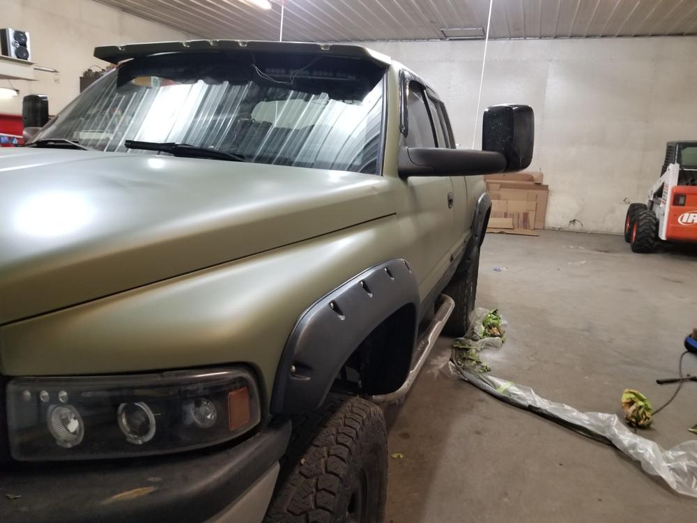 Tactical Green Peelable Car Kit - Customer Photo From skylar berg