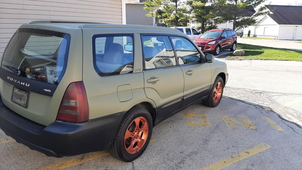 Tactical Green Peelable Car Kit - Customer Photo From JESSE GARCIA