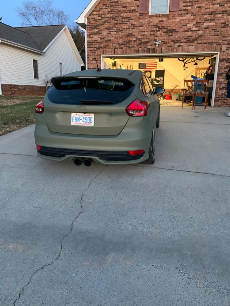 Tactical Green Peelable Car Kit - Customer Photo From Carter Boles