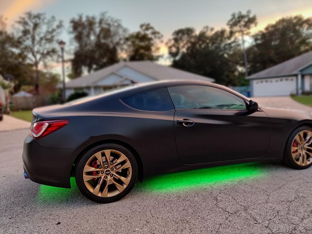Shadow Black Peelable Car Kit - Customer Photo From Wrap boss jax
