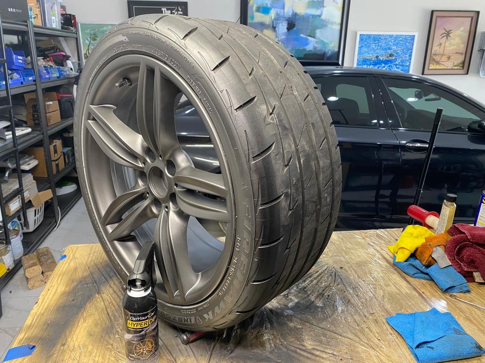 Anthracite Grey Wheel Kit - Customer Photo From Larry