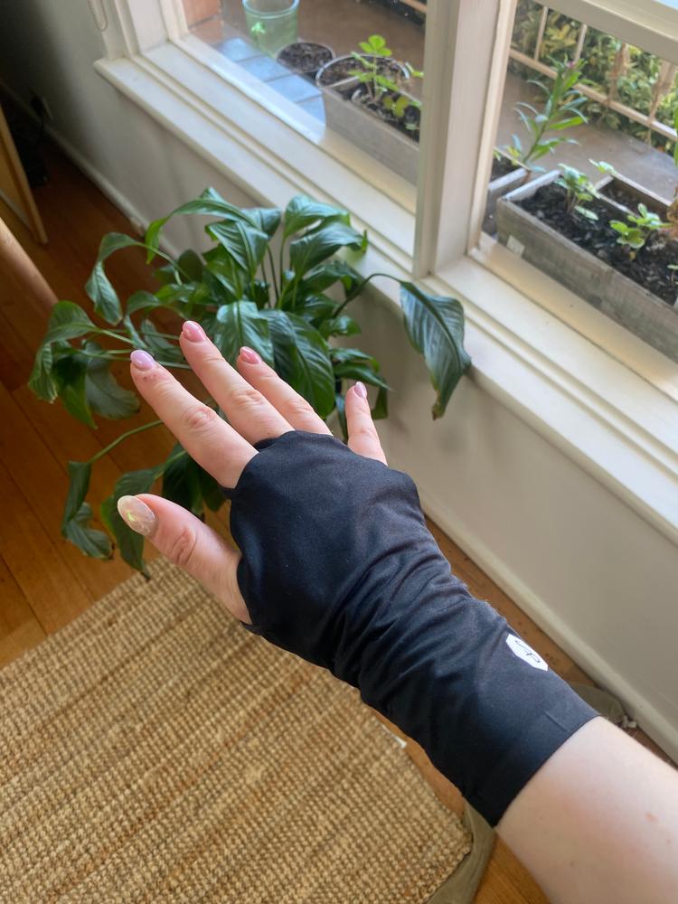 Women Fingerless Sun Protection Gloves Half Finger Sunscreen Anti-UV Soft  Glove₊