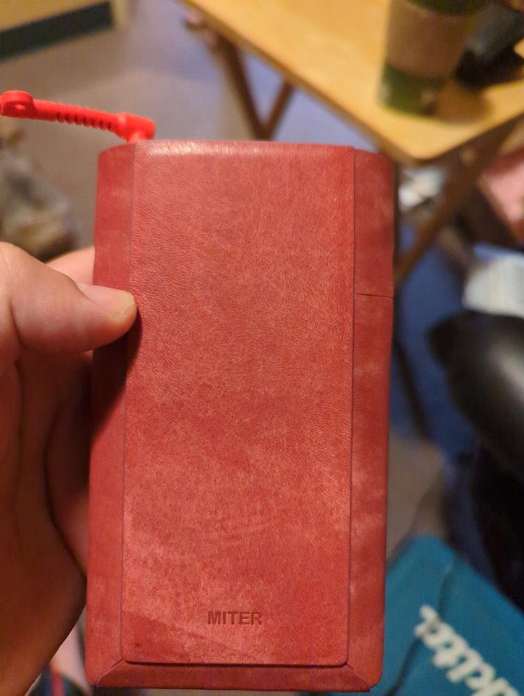 MITER Leather Case Compatible with Sony NW-WM1AM2 / NW-WM1ZM2 - Customer Photo From Rossella P.