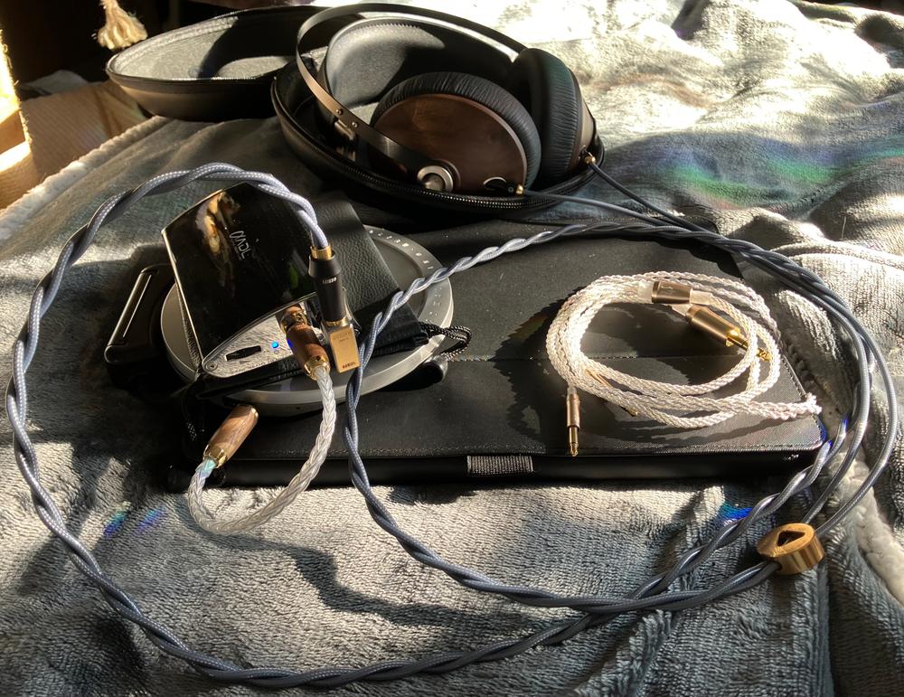 DD ddHiFi BC150B Double Shielded Silver Headphone Upgrade Cable - Customer Photo From Robert