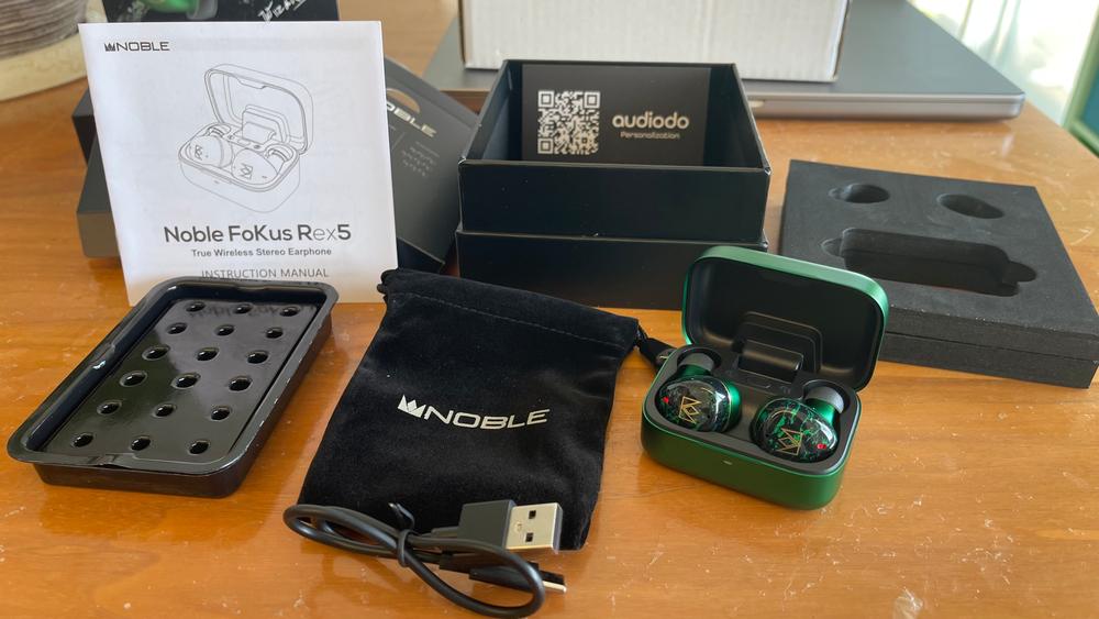 Noble Audio FoKus Rex5 True Wireless In-Ear Monitors with Active Noise Cancellation - Customer Photo From Jeffrey